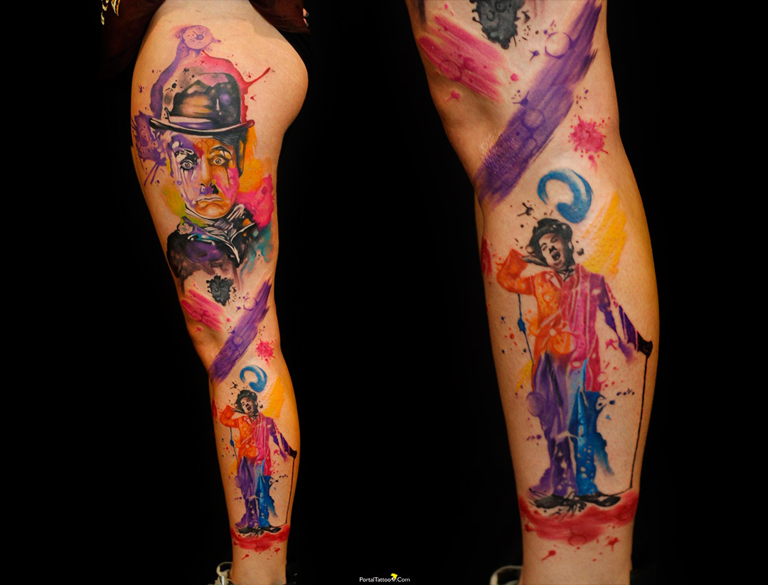 Tatuagem Aquarela por Henrique Campos