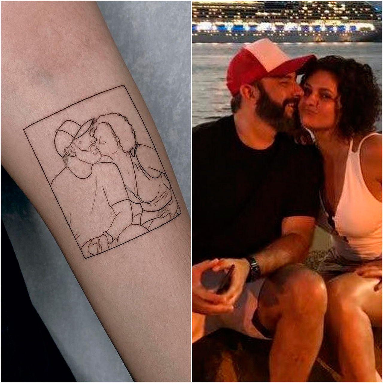 Tatuagem de Homenagem em Fineline por Rhay Farinna