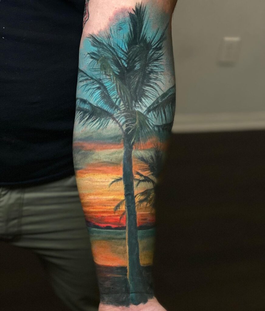 Tatuagem de Paisagem por Royal Jafarov