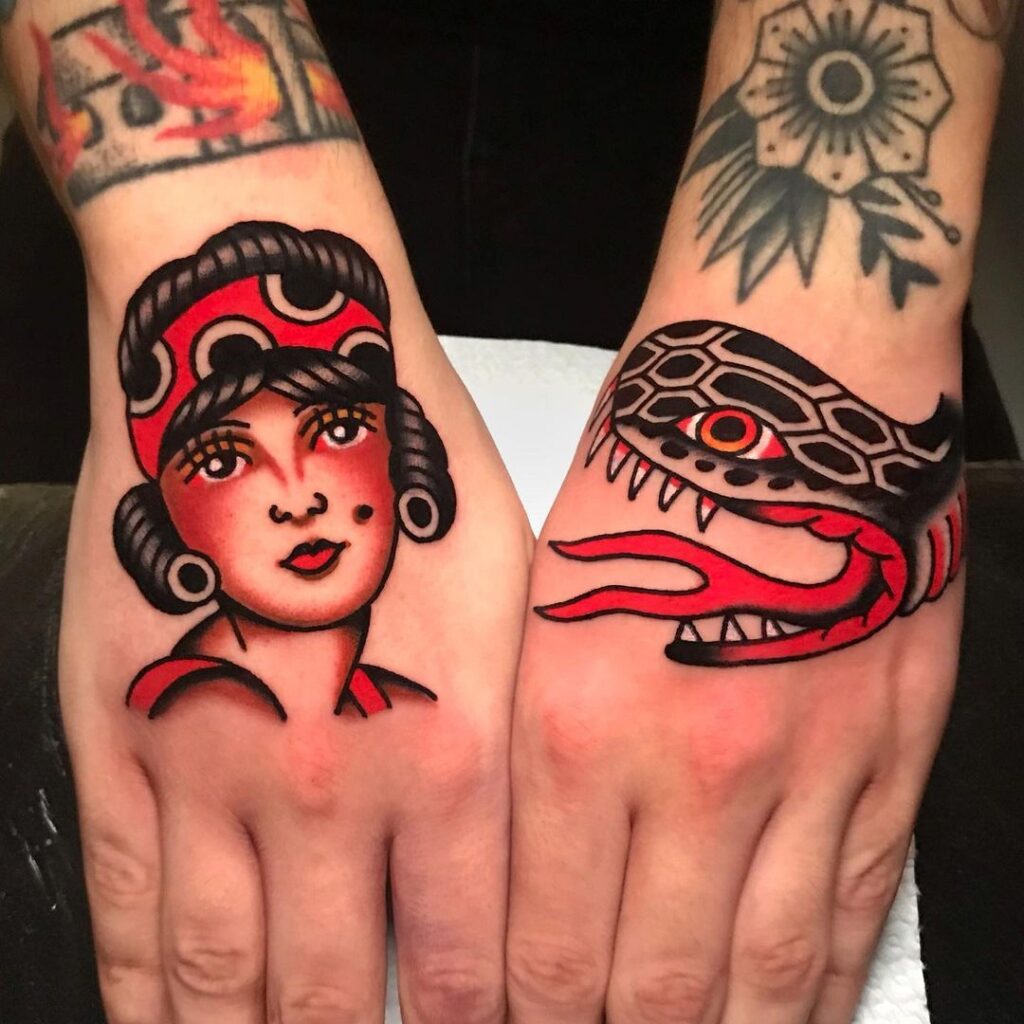 Tatuagem por Francesco Ferrara (Roma - Itália)